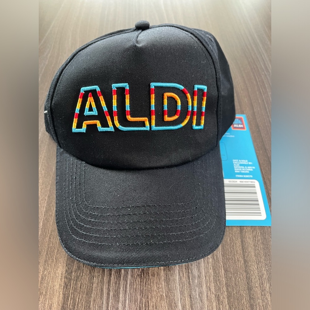Black Aldi Baseball Cap - Picture 1 of 2